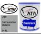 Preview: Opel, Damastsilber Metallic, 944L: 1L Lackdose, von ATW Autoteile West.
